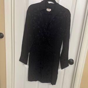 Zadig & Voltaire Ravy Star Embossed Silk Dress